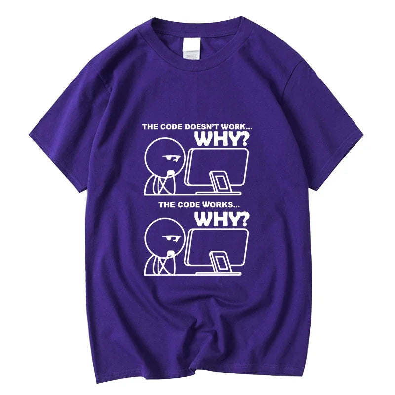 Men's Funny Programmer Cotton Blend T-Shirt