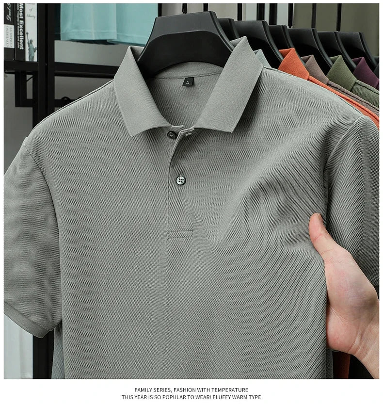 Men's Premium Cotton Polo Shirt – 19 Colors