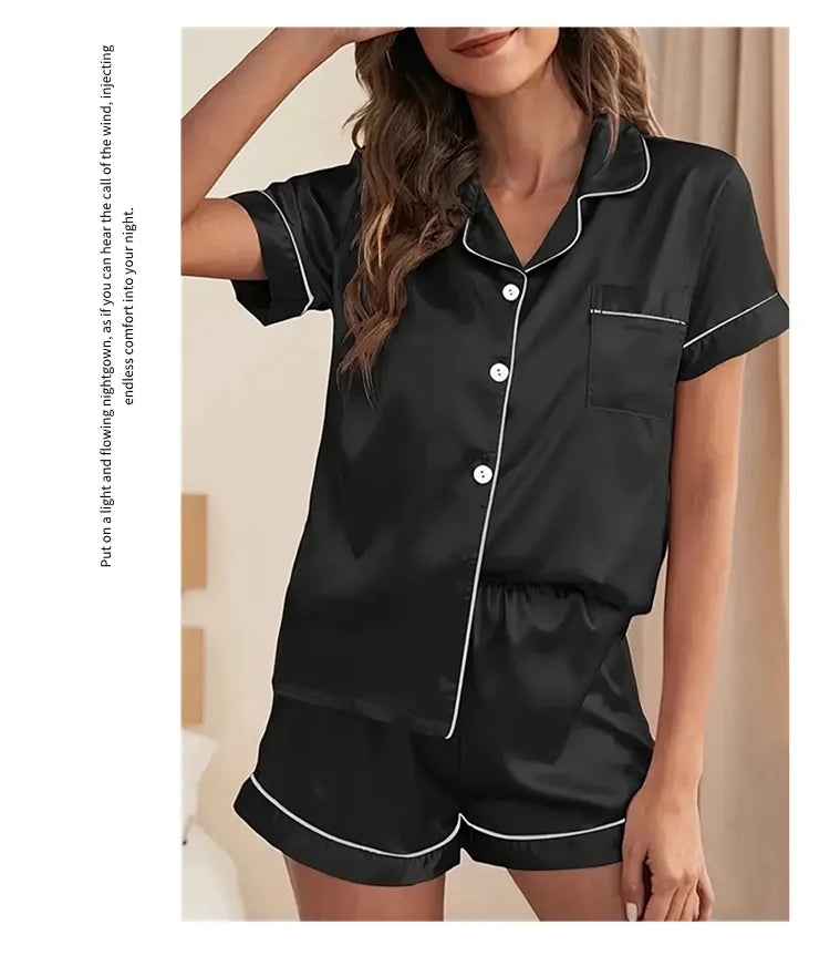 Women’s Luxurious Satin Pajama Set