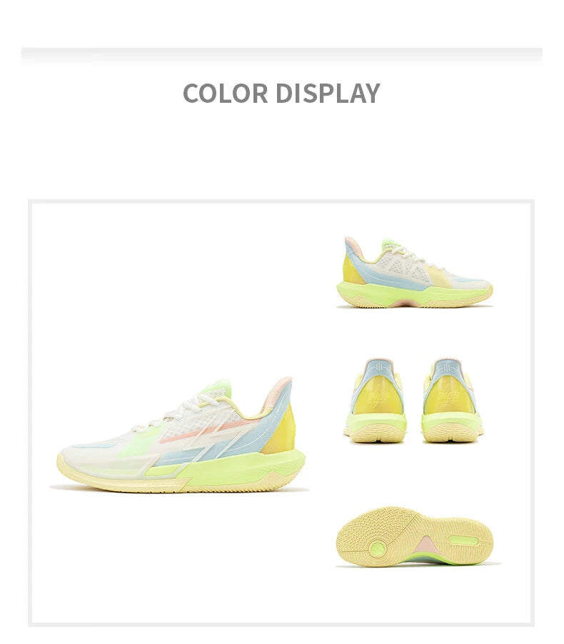 361 Degrees BIG3 4.0 Quick Men's Basketball Sports Shoes Wear-Resistant Non-Slip Mesh Breathable Low-Cut Sneaker Male 672321105