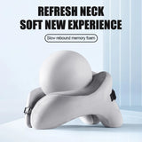 Memory Foam Travel Neck Pillow – Soft U-Shape Support