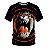 3D Anime Animal Print T-Shirt