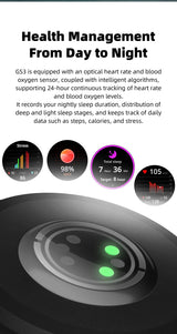 Black Shark GS3 Smartwatch | AMOLED GPS Military-Grade