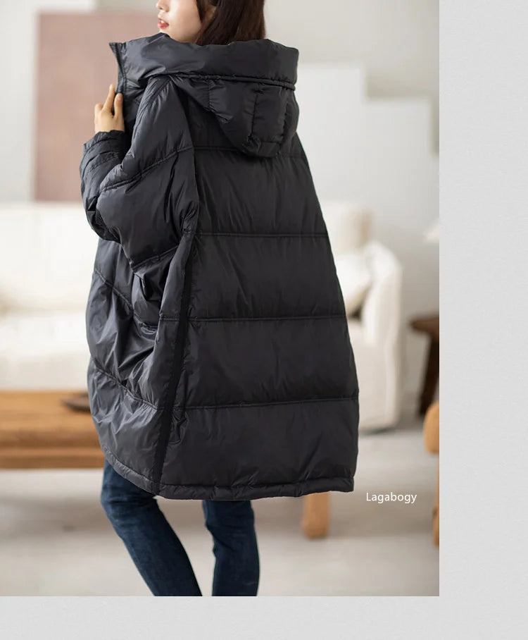 Women’s Oversized White Duck Down Puffer