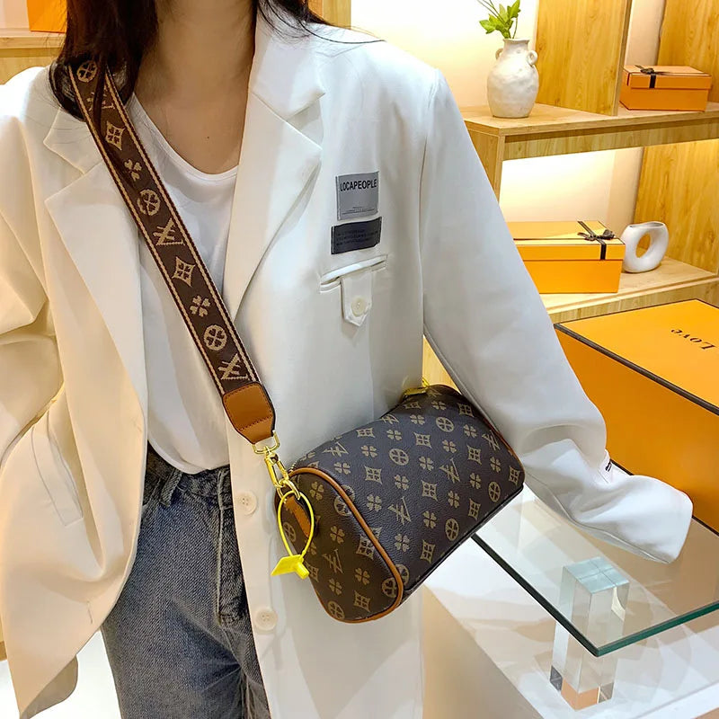 Luxury Microfiber Leather Crossbody & Clutch