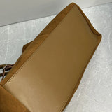 Genuine Leather Le Cambon 35 Tote Bags For Women Luxury Designer Handbag And Purses 2024 New In Cowhide Belt Top Handle Shoulder