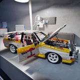 3887PCS Technical MOC 1:8 Racing Sport Retro Rally Car Building Blocks Classic Sportscar Model DIY Toys for Kid Adult Boys Gift