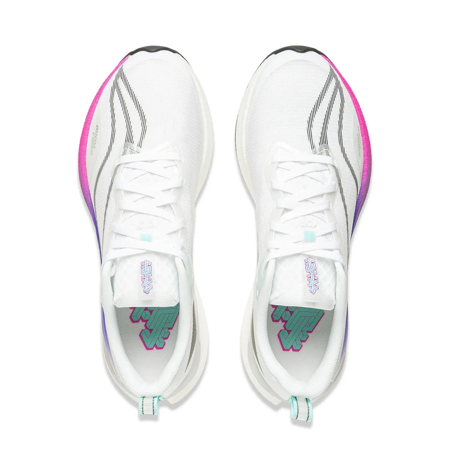 Li-Ning Women's RED HARE 8 PRO Racing Running Shoes BOOM Cushion LN DWR Water Repellent LiNing Training Sneaker ARPV016