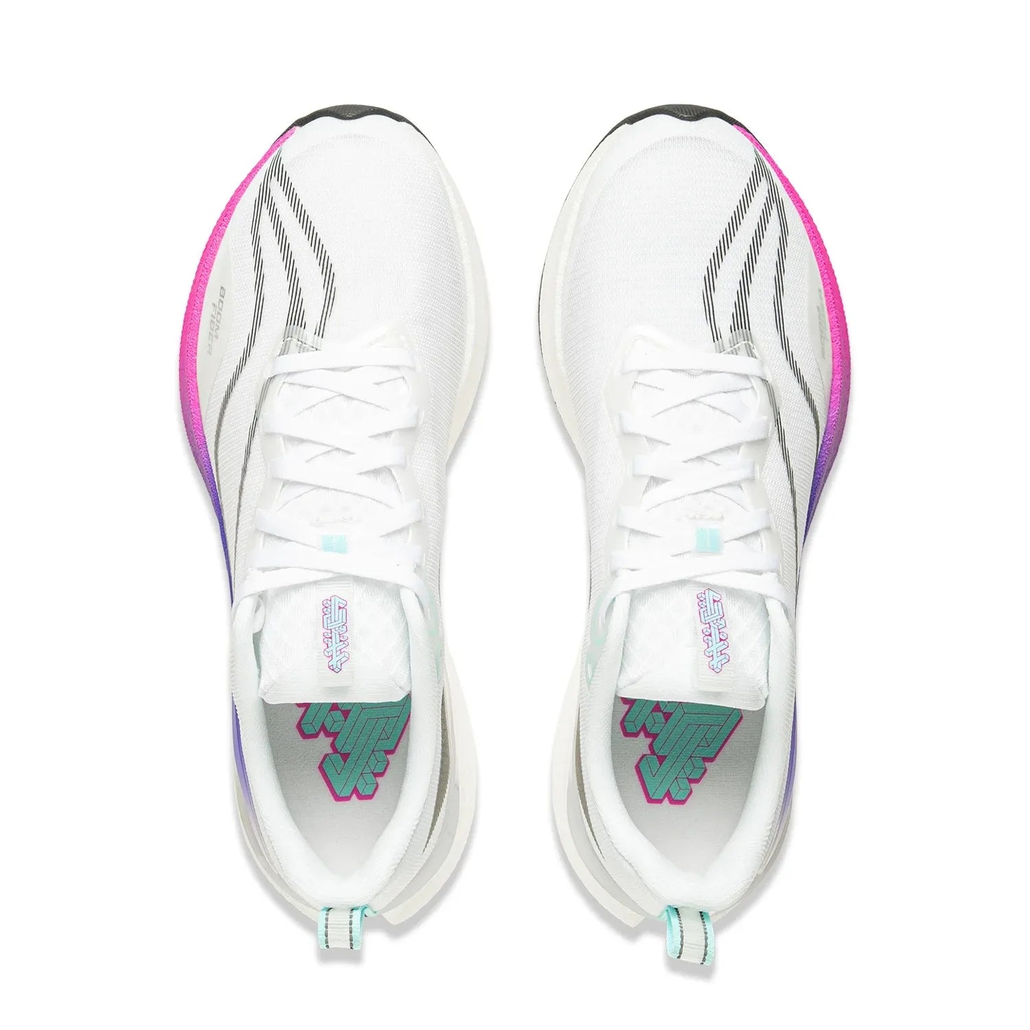 Li-Ning Women's RED HARE 8 PRO Racing Running Shoes BOOM Cushion LN DWR Water Repellent LiNing Training Sneaker ARPV016