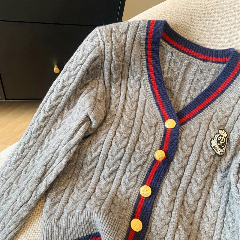 Women's V-Neck Knit Sweater