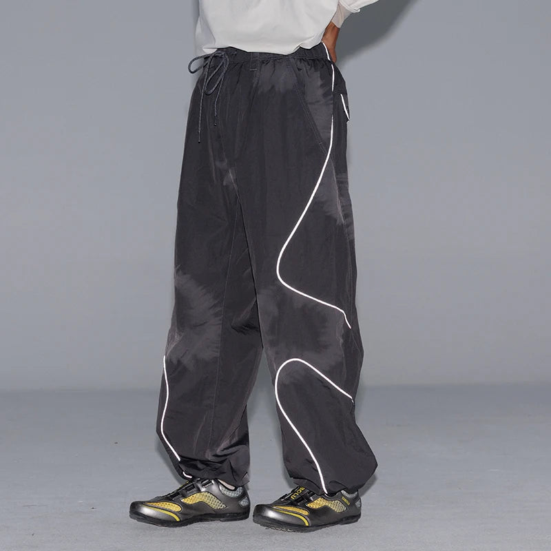 Men's Loose Fit Elastic Waist Cargo Pants