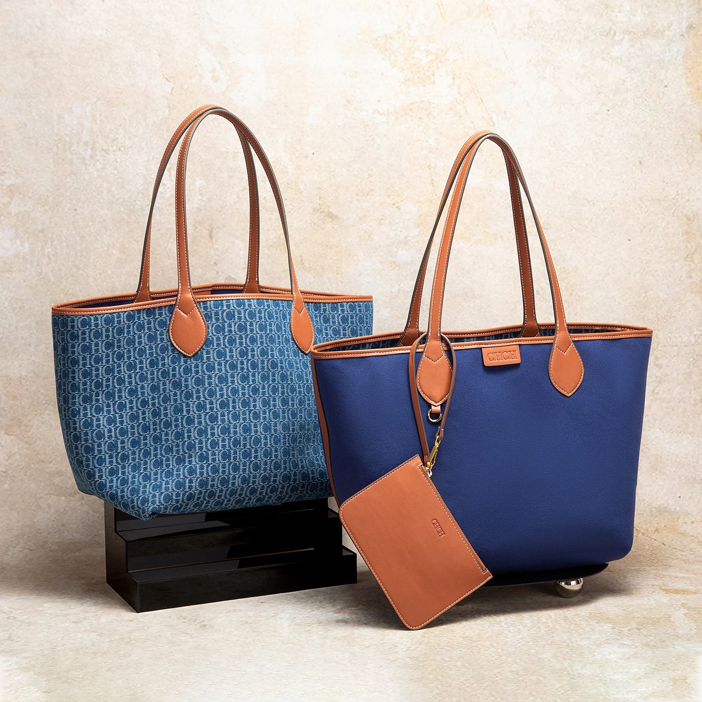 CHCH Women's Tote Bag New Simple Double sided Available Mother and Child Large Capacity Casual Handbag Shopping Bag