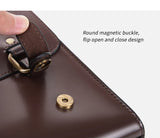 Cnoles Vintage Women's Leather Backpack Casual Shoulder Bag Travel Purse for Girls College School Book Bag