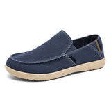 Men's Breathable Canvas Slip-On Loafers