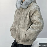 Men's Cotton Jacket – Eagle Embroidery & Tie-Dye