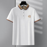 Men's Embroidered Polo Shirt – Breathable Summer Style
