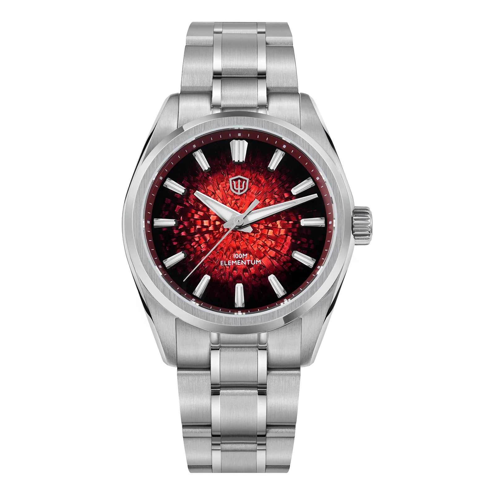 Watchdives WD0003C 38mm Men Watch VH31 Sweep Seconds Quartz Movement Sapphire Ice Crack Dial Luminous 10Bar Waterproof Watches