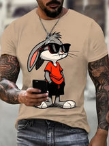 Men’s Rabbit Graphic Streetwear Tee