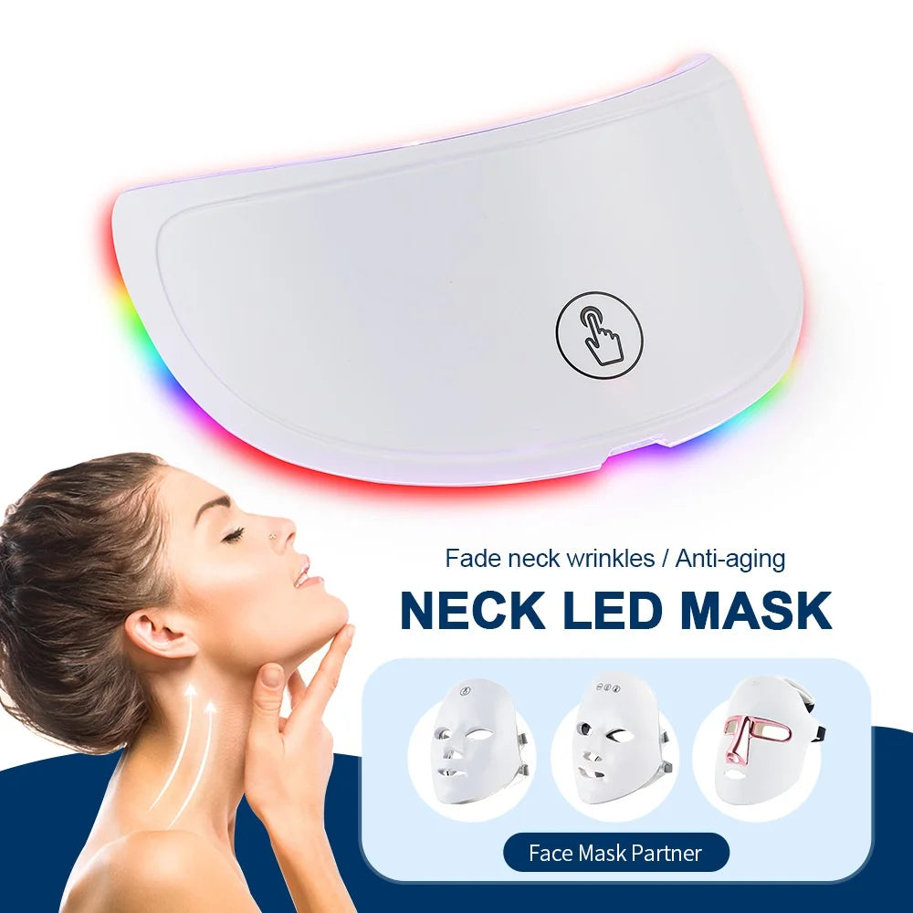 7-Color Photon LED Neck Rejuvenation Mask