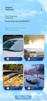 Universal Half Car Cover – Snow, Frost & Sun Shield