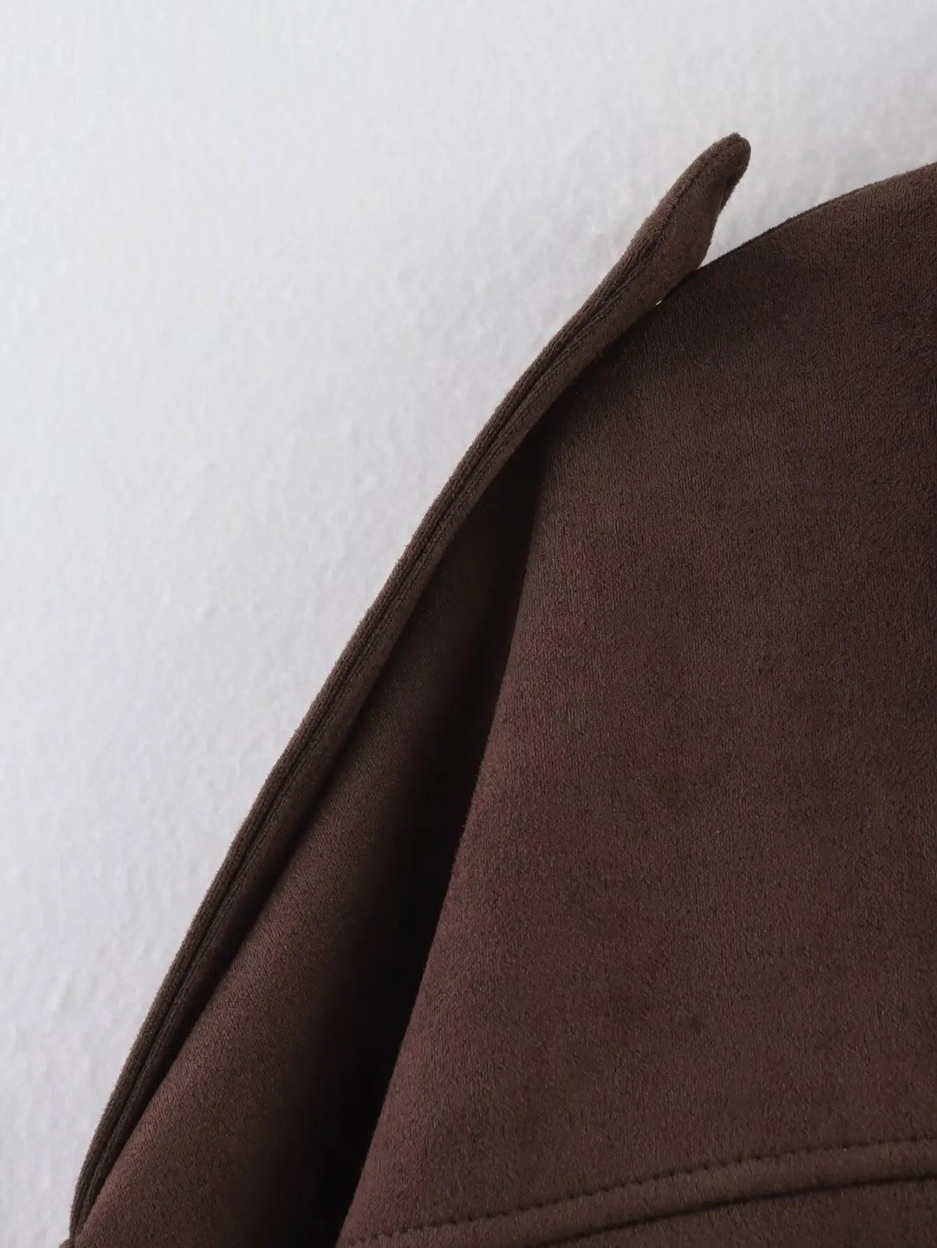 Chic Suede Bomber Jacket