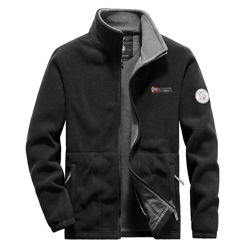 Norway Outdoors Polar Fleece Jacket Men Thicken Thermal Fleece Tactical Sport Coat Militar Softshell Hiking Outdoor Army Jackets