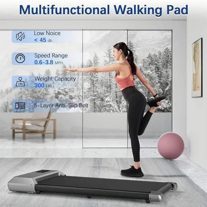 Superun 300 lbs Walking Pad Treadmill 2.5HP – Home Fitness