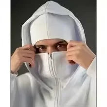 Minimalist Hooded Zip Sweatshirt