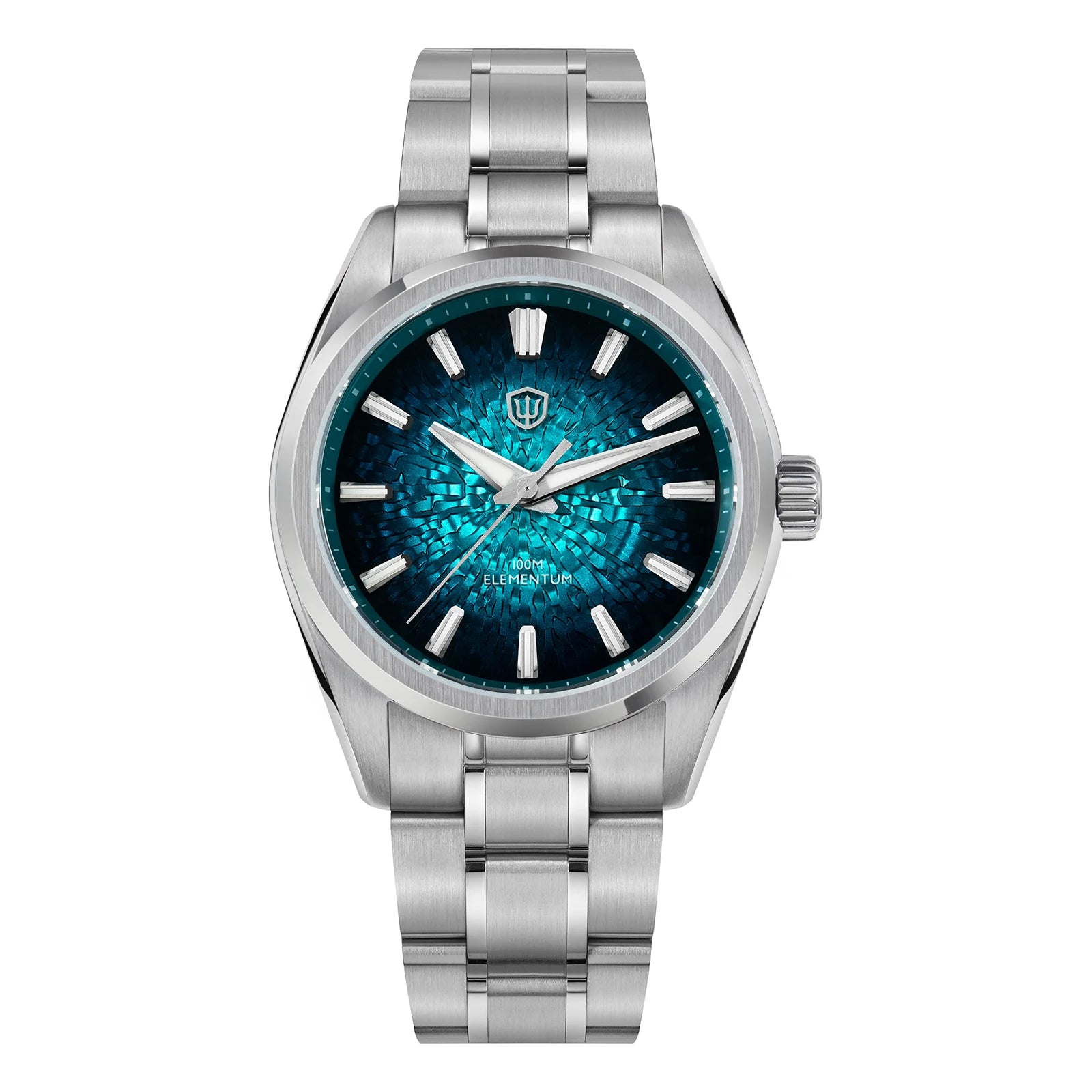 Watchdives WD0003C 38mm Men Watch VH31 Sweep Seconds Quartz Movement Sapphire Ice Crack Dial Luminous 10Bar Waterproof Watches