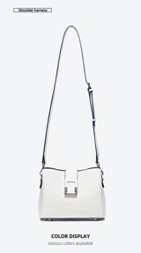 Zency Genuine Leather Bucket Shoulder Bag for Women