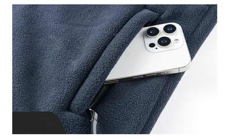 Men's Hooded Fleece Jacket – Warm Outdoor Layer