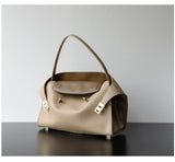 Niche Light Luxury High-end Leather Large-capacity First-layer Cowhide Women's Handbag Tote Bag Commuter Leisure Versatile