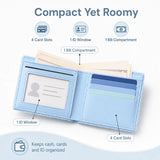 Wallets High Quality Synthetic Leather Embroidery Short Bifold Small Wallet for Men Women Unisex Cute Card Holder Coin Purse