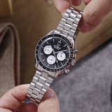 Watchdives New Wd1863 Quartz Men Watch VK63 Chronograph Bubble Sapphire Waterproof 39Mm Steel Top Brand Luxury Business Watch