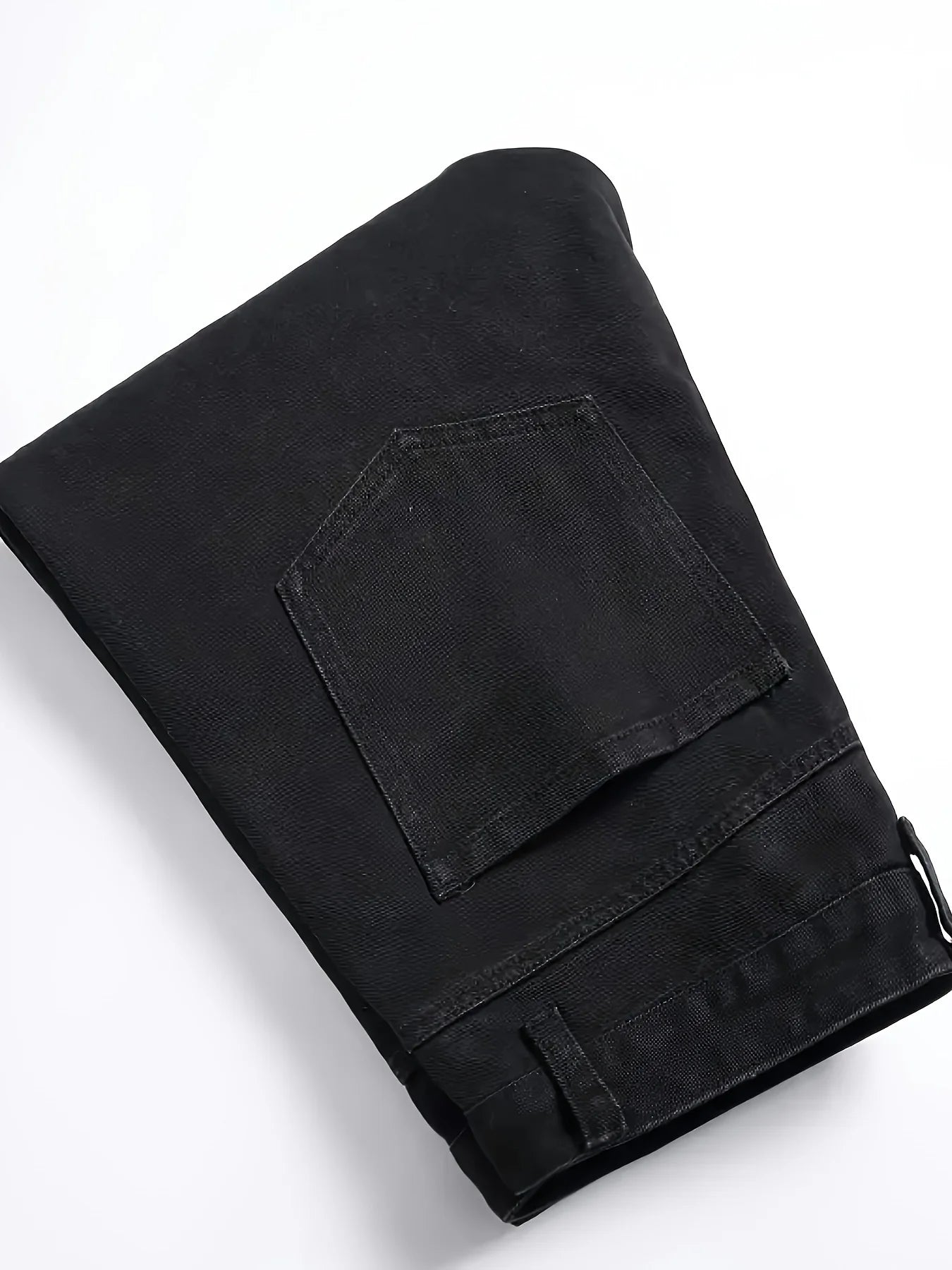Men’s Slim Fit Embroidered Straight Leg Denim