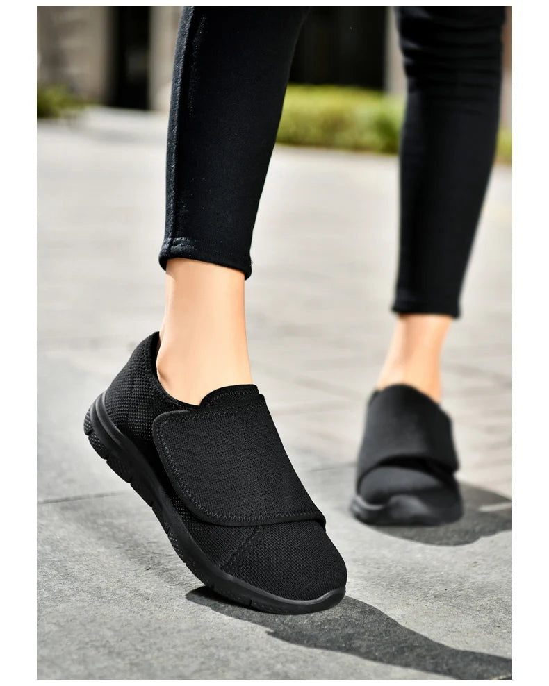 Wide-Fit Orthopedic Comfort Flats for Women