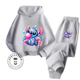 Disney Stitch Long Sleeve Hoodie & Pants Set