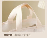 Large Mesh Makeup Bag for Women Portable Breathable Cosmetic Organizer Bag Travel Makeup Pouch with Simple Design