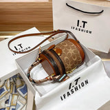 Carriage Emblem Crossbody Box Bag