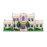 Springfield Elementary School House Modular Buildings Blocks City Apartment Architecture Brick Model Kit Adult DIY Gift 3500PCS