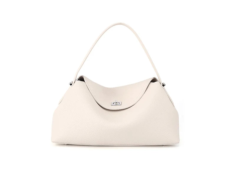 Women's genuine leather handbag fashionable retro designer luxury bag high-quality cowhide large capacity casual shopping bag