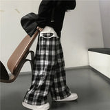Oversize Plaid Hip-Hop Sweatpants