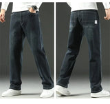 Men’s Relaxed Straight-Leg Stretch Jeans