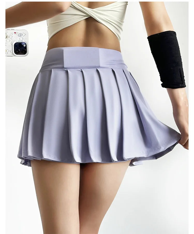 Women’s High-Waist Pleated Active Skort
