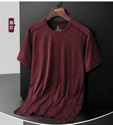 Men and Women's Breathable Camping Tee Shirt, Basic Sports Tops, Male and Female T-Shirts, Drop Shipping, Size Up to 8XL, Summer