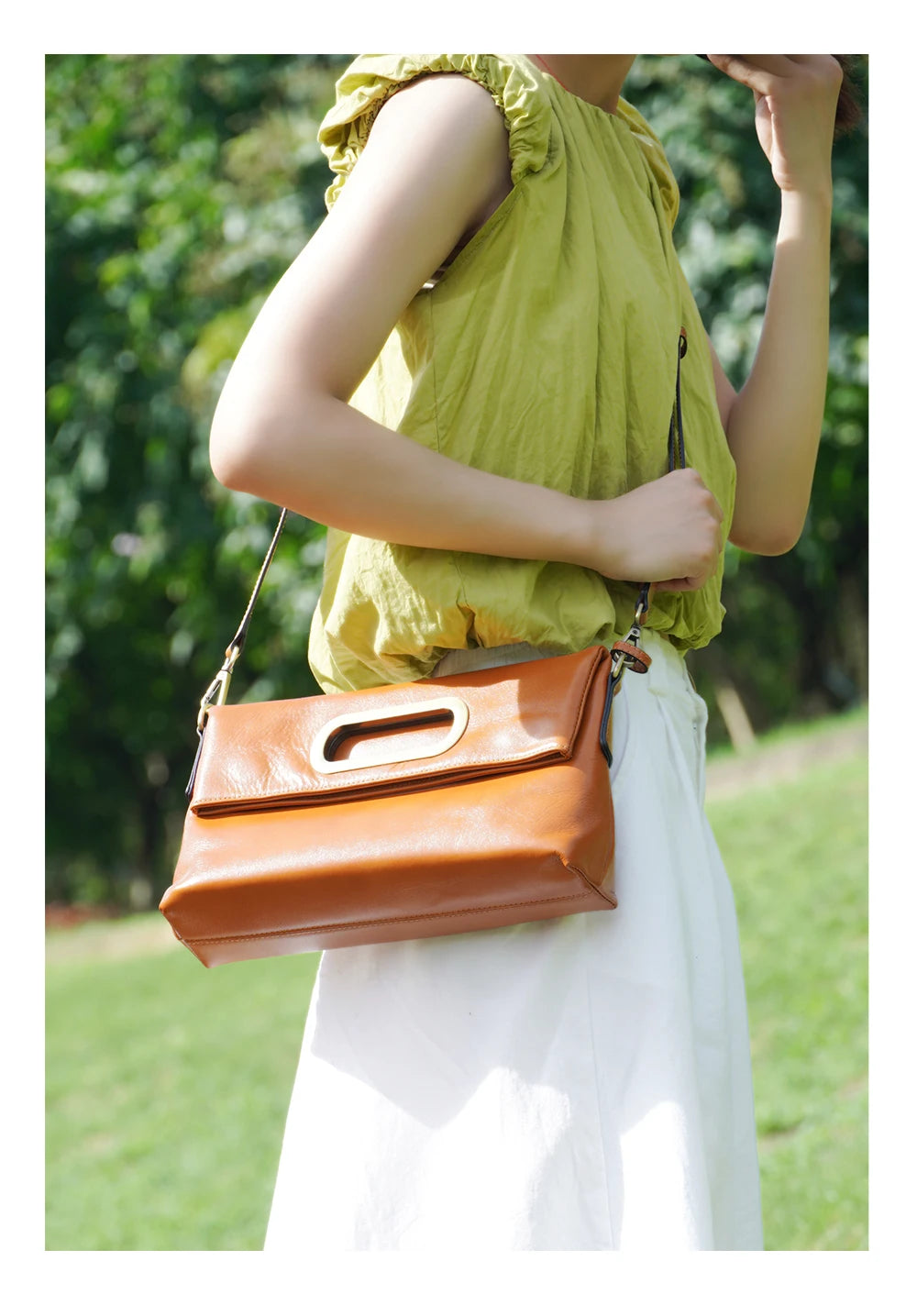 Zency Vintage Genuine Leather Handbag for Women Large Capacity Brown Crossbody Designer Shoulder Bag 2026 Summer Beige Sac Bolsa