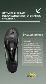 SHIMANO RC703 Road Cycling Shoes Carbon Sole SPD-SL Cleats Compatible Professional Road Bike Lock Shoes Men Women
