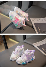 Classic Kids' Leather Fashion Sneakers