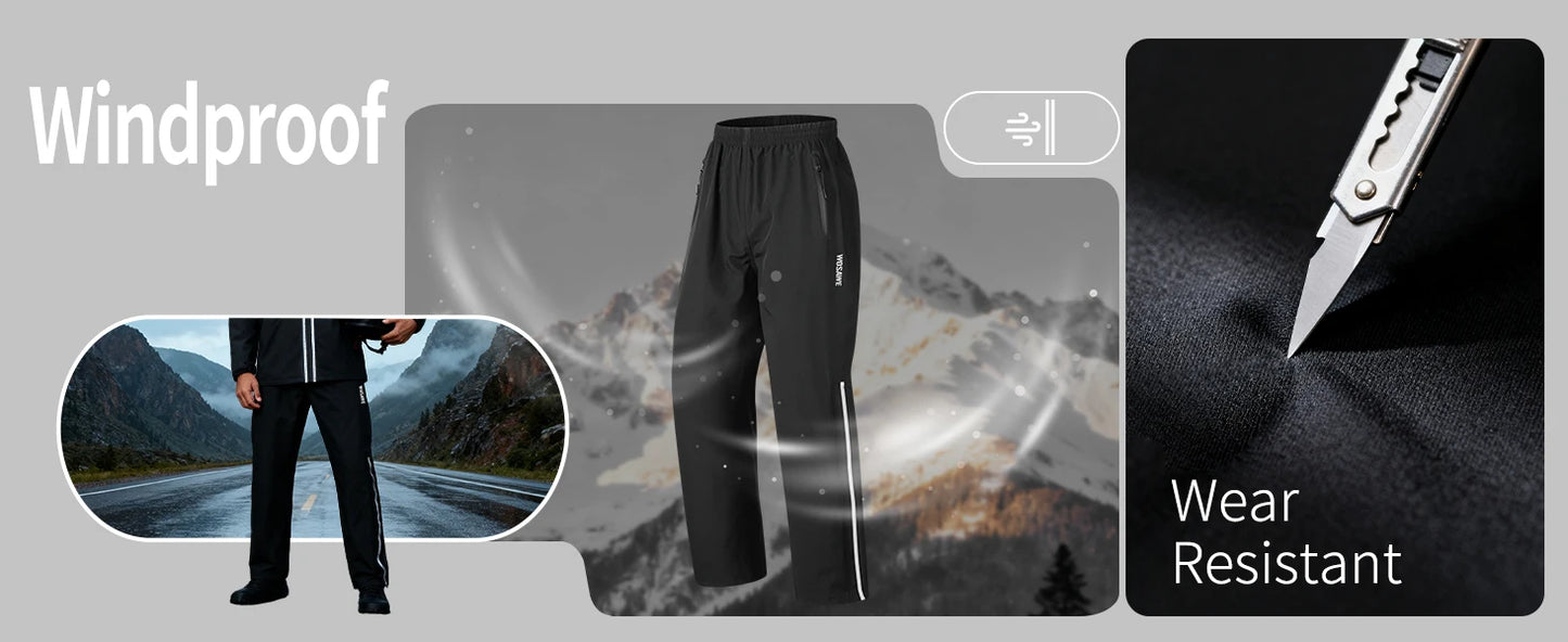WOSAWE All-Weather Riding Rain Suit – Jacket & Pants