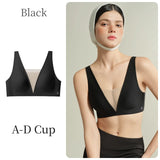 Sujiin Seamless Plunge Push-Up Bra for Women | XM048